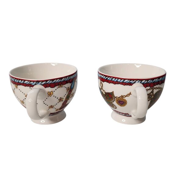 Brighton Jewels & Hearts 13 Oz Coffee Tea Cups Mugs Set Limited Edition 2024 - Picture 4 of 8